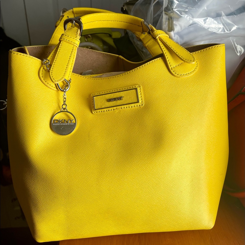 Yellow DKNY purse. Only worn a handful of times.